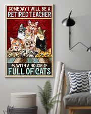 Retired Teacher House Full Of Cat pt lqt-ntv 11x17 Poster lifestyle-poster-1