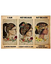 book girl i am a reader pt phq-NTH 17x11 Poster front