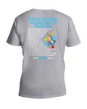 education assistant Prayer lqt-pml V-Neck T-Shirt tile