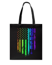 lgbt nurse us flag Tote Bag tile
