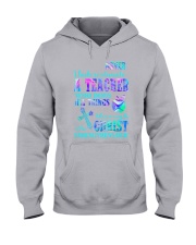Never underestimate a teacher neon Hooded Sweatshirt tile