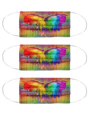 Dragon LGBT Heart mas Cloth Face Mask - 3 Pack front