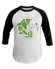 skeleton gardener feel-alive Baseball Tee tile
