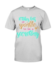 It Takes Lots of Sparkle to be a Secretary Premium Fit Mens Tee tile