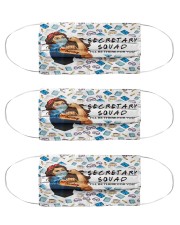 Secretary squad mas Cloth Face Mask - 3 Pack front