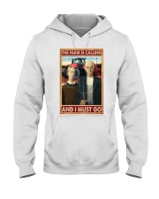 mssey fergsn farm is calling pt phq-nna Hooded Sweatshirt tile