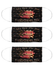 Multiple Sclerosis It's fine I'm fine mas Cloth Face Mask - 3 Pack front