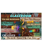 enter this music room 17x11 Poster front