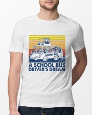 A School Bus Driver's Dream Classic T-Shirt lifestyle-mens-crewneck-front-13