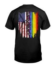 us flag lgbt flag Premium Fit Mens Tee tile