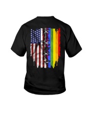 us flag lgbt flag Youth T-Shirt tile