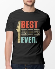 guitar best dad ever retro Classic T-Shirt lifestyle-mens-crewneck-front-13