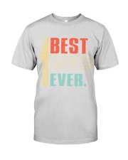 guitar best dad ever retro Premium Fit Mens Tee tile