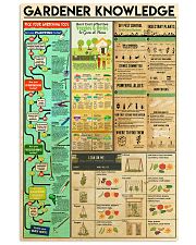 gardener knowledge 11x17 Poster front
