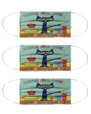 kindergarten groovy mas Cloth Face Mask - 3 Pack front