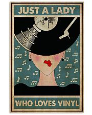 Just A Lady Who Loves Vinyl 11x17 Poster front