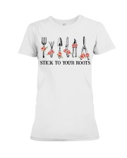 garden stick to your roots Premium Fit Ladies Tee tile