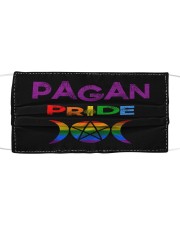 lgbt pagan pride mas Cloth face mask front