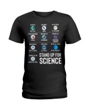 stand of for science Ladies T-Shirt tile