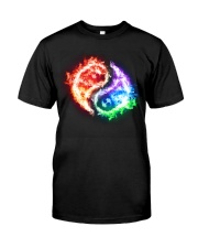 lgbt yin yang Premium Fit Mens Tee tile