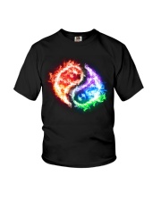 lgbt yin yang Youth T-Shirt tile