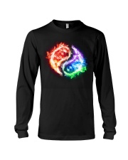 lgbt yin yang Long Sleeve Tee tile