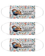 teacher squad mas Cloth Face Mask - 3 Pack front