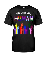 Human LGBT Rights Pride Premium Fit Mens Tee tile