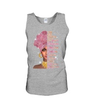 black girl God says you are Unisex Tank tile