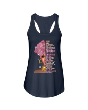 black girl God says you are Ladies Flowy Tank tile