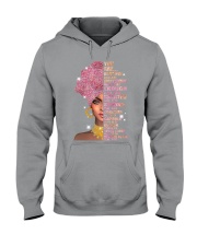 black girl God says you are Hooded Sweatshirt tile