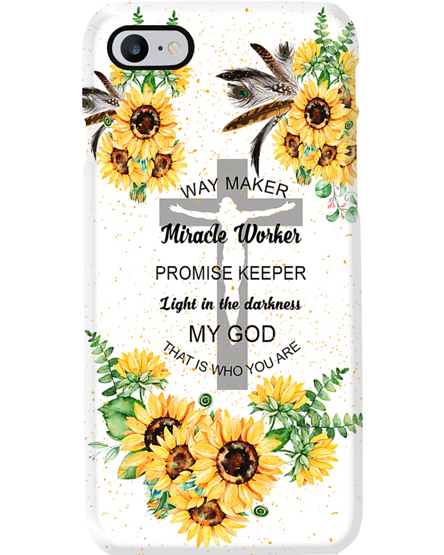 jesus way maker sunflower phonecase Phone Case