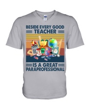 Beside is a great paraprofessional V-Neck T-Shirt tile