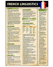 French Linguistics poster 24x36 Poster front