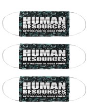Human Resources judge people mas Cloth Face Mask - 3 Pack front