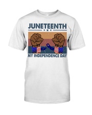 black people juneteenth Classic T-Shirt front