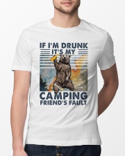 If I'm drunk it's my camping friend's fault Classic T-Shirt lifestyle-mens-crewneck-front-13