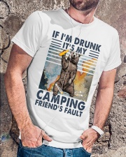 If I'm drunk it's my camping friend's fault Classic T-Shirt lifestyle-mens-crewneck-front-4