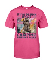 If I'm drunk it's my camping friend's fault Premium Fit Mens Tee tile