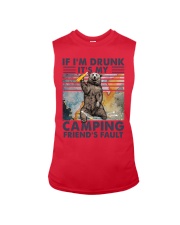 If I'm drunk it's my camping friend's fault Sleeveless Tee tile