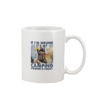 If I'm drunk it's my camping friend's fault Mug tile