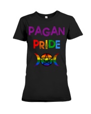 lgbt pagan pride Premium Fit Ladies Tee tile