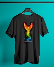 lgbt dragon Rise from your ashes Classic T-Shirt lifestyle-mens-crewneck-front-3