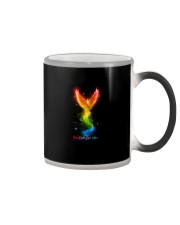 lgbt dragon Rise from your ashes Color Changing Mug tile