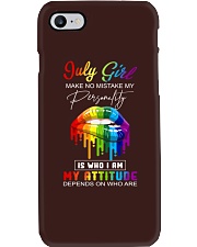 july lgbt attitude Phone Case tile