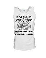 you hear an iowa woman Unisex Tank thumbnail