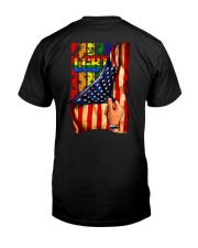 lgbt hand us flag Premium Fit Mens Tee tile