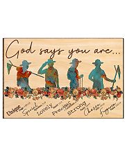 scout god says you are poster 17x11 Poster front