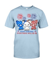 pig 3 flag ok Classic T-Shirt tile