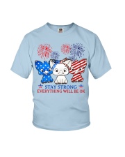 pig 3 flag ok Youth T-Shirt tile
